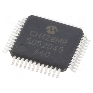 IC: dsPIC microcontroller | 128kB | 20kBSRAM | TQFP48 | 3÷3.6VDC