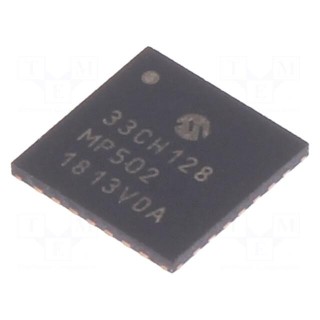IC: dsPIC microcontroller | 128kB | 20kBSRAM | UQFN28 | 3÷3.6VDC