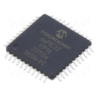 IC: dsPIC microcontroller | 16kB | 2kBSRAM | TQFP44 | DSPIC | 0.8mm