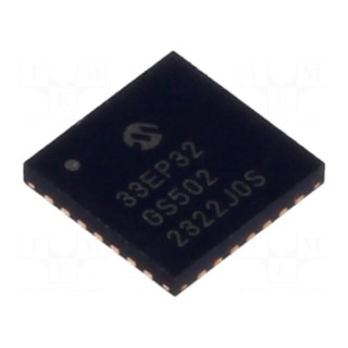IC: dsPIC microcontroller | 32kB | 4kBSRAM | QFN-S28 | DSPIC | 0.65mm