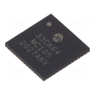 IC: dsPIC microcontroller | 64kB | 8kBSRAM | UQFN48 | DSPIC | 0.4mm