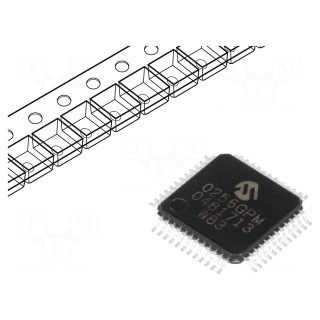 IC: PIC microcontroller | 256kB | 2÷3.6VDC | SMD | TQFP48 | PIC32