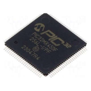 IC: PIC microcontroller | 256kB | 2.3÷3.6VDC | SMD | TQFP100 | PIC32