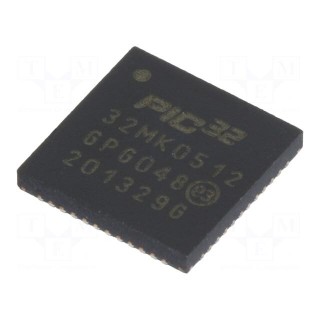 IC: PIC microcontroller | 512kB | 120MHz | SMD | VQFN48 | PIC32