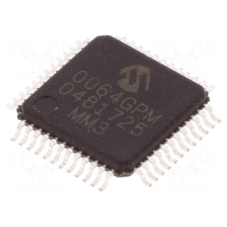 IC: PIC microcontroller | 64kB | 2÷3.6VDC | SMD | TQFP48 | PIC32