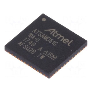 IC: ARM microcontroller | VQFN48 | 1.71÷3.6VDC | ATSAMD5