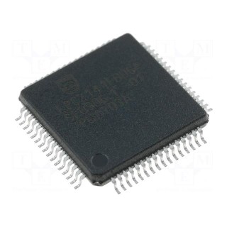ARM7TDMI microcontroller | Flash: 32kx8bit | SRAM: 8192B | LQFP64