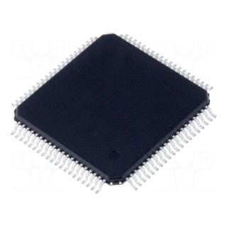 Microcontroller | SRAM: 512B | Flash: 16kB | LQFP80 | Comparators: 1