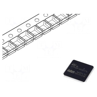 IC: ARM microcontroller | 72MHz | LQFP144 | 2÷3.6VDC | -40÷85°C