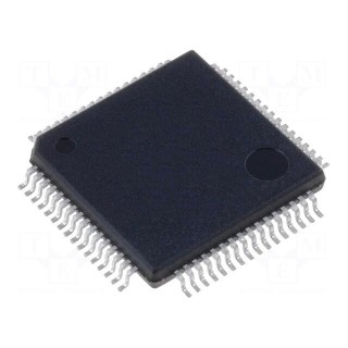 Microcontroller | SRAM: 4096B | Flash: 92kB | LQFP64 | Comparators: 1