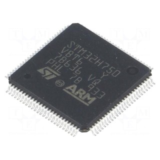IC: ARM microcontroller | 480MHz | LQFP100 | 1.62÷3.6VDC | -40÷85°C