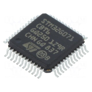 IC: ARM microcontroller | 64MHz | LQFP48 | 1.7÷3.6VDC