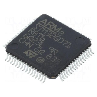 IC: ARM microcontroller | 64MHz | LQFP64 | 1.7÷3.6VDC