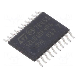 ARM microcontroller | Flash: 16kB | 32MHz | SRAM: 2kB | TSSOP20