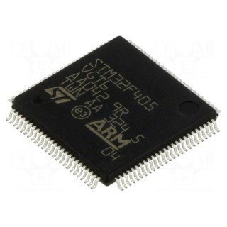 IC: ARM microcontroller | 168MHz | LQFP100 | 1.8÷3.6VDC