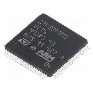 IC: ARM microcontroller | 48MHz | LQFP100 | 2÷3.6VDC | -40÷85°C