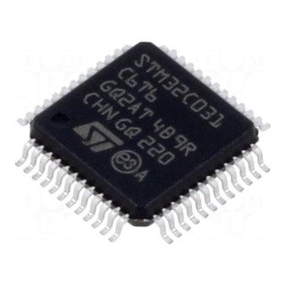 IC: ARM microcontroller | 48MHz | LQFP48 | 2÷3.6VDC | -40÷85°C