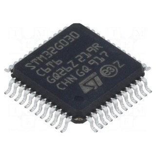 IC: ARM microcontroller | 64MHz | LQFP48 | 2÷3.6VDC | -40÷85°C