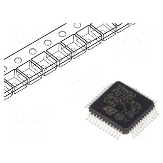 IC: ARM microcontroller | 48MHz | LQFP48 | 2÷3.6VDC | 16bit timers: 8