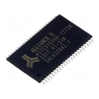 IC: SRAM memory | 1MbSRAM | 16kx8bit | 3.3V | 12ns | TSOP44 II