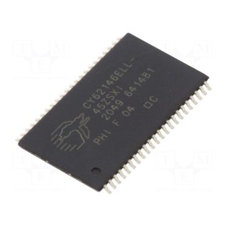 IC: SRAM memory | 4MbSRAM | 256kx16bit | 4.5÷5.5V | 45ns | TSOP44 II