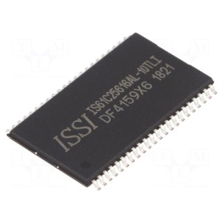 SRAM memory | 256kx16bit | 5V | 10ns | TSOP44 II | parallel | -40÷85°C