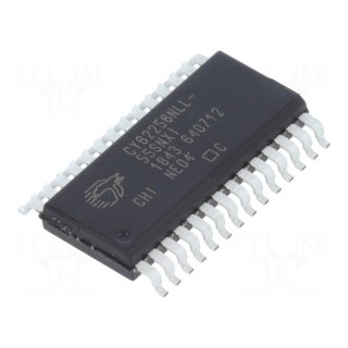 SRAM memory | 32kx8bit | 4.5÷5.5V | 55ns | SO28 | parallel | -40÷85°C