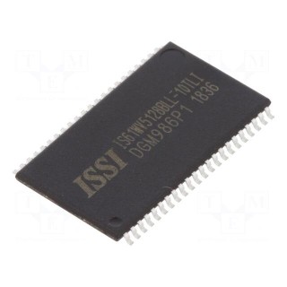 SRAM memory | 512kx8bit | 2.4÷3.6V | 10ns | TSOP44 II | parallel
