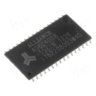 SRAM memory | 512kx8bit | 2.7÷5.5V | 55ns | TSOP32 II | parallel