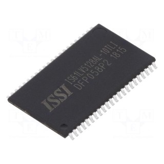 SRAM memory | 512kx8bit | 3.3V | 10ns | TSOP44 II | parallel | -40÷85°C