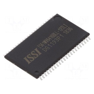 IC: SRAM memory | 1MbSRAM | 64kx16bit | 3.3V | 12ns | TSOP44 II