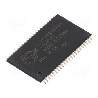 IC: SRAM memory | 1MbSRAM | 64kx16bit | 3÷3.6V | 10ns | TSOP44 II