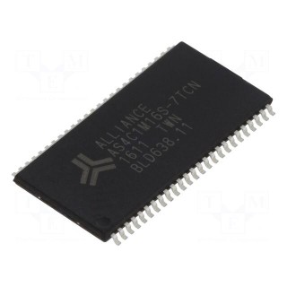 IC: DRAM memory | 16MbDRAM | 1Mx16bit | 3.3V | 143MHz | 5.4ns | TSOP50 II