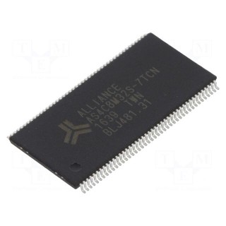 IC: DRAM memory | 256MbDRAM | 2Mx32bitx4 | 3.3V | 143MHz | 5.4ns | TSOP86