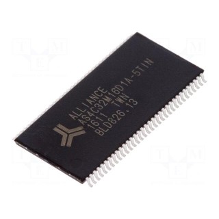 DRAM memory | 32Mx16bit | 2.5V | 200MHz | TSOP66 | -40÷85°C | parallel