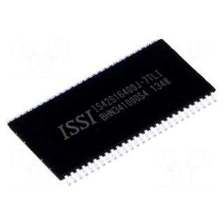 DRAM memory | 4Mx16bit | 143MHz | 7ns | TSOP54 II | -40÷85°C | parallel