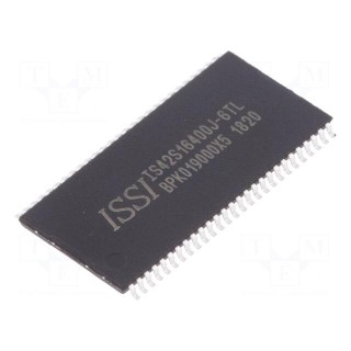 DRAM memory | 4Mx16bit | 166MHz | 6ns | TSOP54 II | 0÷70°C | parallel