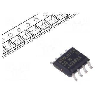 IC: EEPROM memory | 1MbEEPROM | I2C | 128kx8bit | 1.7÷5.5V | 1MHz | SO8