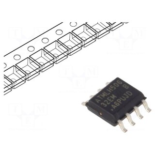 IC: EEPROM memory | 32kbEEPROM | I2C | 4kx8bit | 1.7÷3.6V | 1MHz | SO8