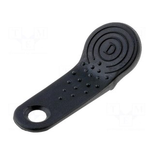 Pellet memory holder in a keychain | black