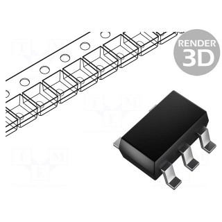 A/D converter | Channels: 1 | 12bit | 100ksps | 2.7÷5.5V | SOT23-5