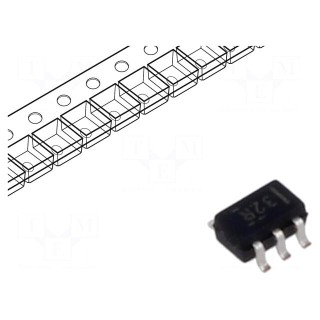 IC: analog switch | demultiplexer,multiplexer | SPDT | Ch: 1 | SC70-6