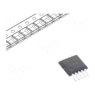 IC: analog switch | SPDT | Ch: 2 | MSOP10 | 1.65÷5.5V | reel,tape