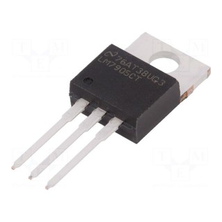 IC: voltage regulator | fixed | -5V | 1.5A | TO220 | THT | tube | 0÷125°C
