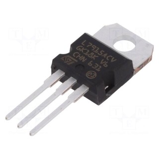 IC: voltage regulator | linear,fixed | -15V | 1.5A | TO220AB | THT | tube