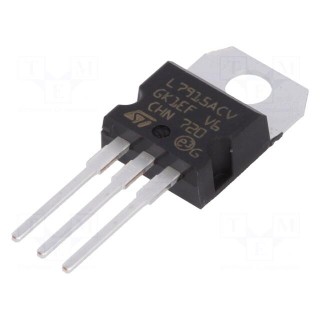 IC: voltage regulator | linear,fixed | -15V | 1.5A | TO220AB | THT