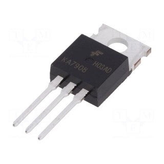 IC: voltage regulator | linear,fixed | -8V | 1A | TO220-3 | THT | tube