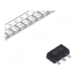 IC: voltage regulator | linear,fixed | 12V | 0.1A | SOT89 | SMD | ±4%