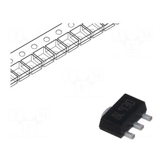 IC: voltage regulator | linear,fixed | 15V | 0.1A | SOT89 | SMD | ±4%