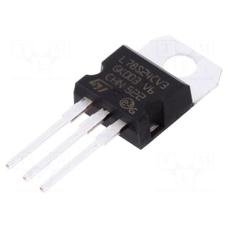 IC: voltage regulator | linear,fixed | 24V | 2A | TO220AB | THT